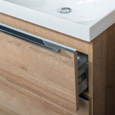 Mereo Mailo, koupelnová skříňka s keramickým umyvadlem, 810x385x476 mm spodní, dub Riviera CN526 - Mereo