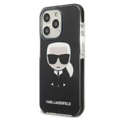 Karl Lagerfeld KLHCP13XTPEIKK hard silikonové pouzdro iPhone 13 Pro MAX 6.7" black Iconik Karl