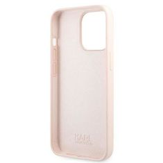 Karl Lagerfeld KLHMP13XSSKCI hard silikonové pouzdro iPhone 13 Pro MAX 6.7" light pink Silicone Karl & Choupette Magsafe