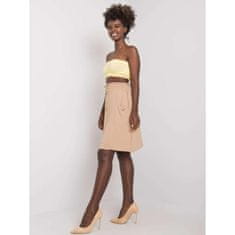 FANCY Dámská sukně s kapsami CATHI béžová FA-SD-7033.16P_372810 L-XL