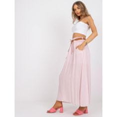 Och Bella Dámská sukně na létos plývavá maxi OCH BELLA Světle růžová TW-SD-BI-1283.49_385862 S