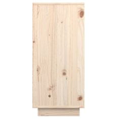 shumee Příborník 60 x 34 x 75 cm masivní borové dřevo