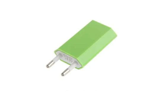 CoolCeny Univerzální USB Adaptér - nabíječka 5V / 1A - Zelená