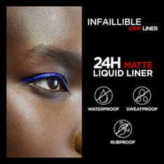 L’ORÉAL PARIS Voděodolné tekuté oční linky Matte Signature by Superliner (Eyeliner) 3 ml (Odstín 01 Black Signature)