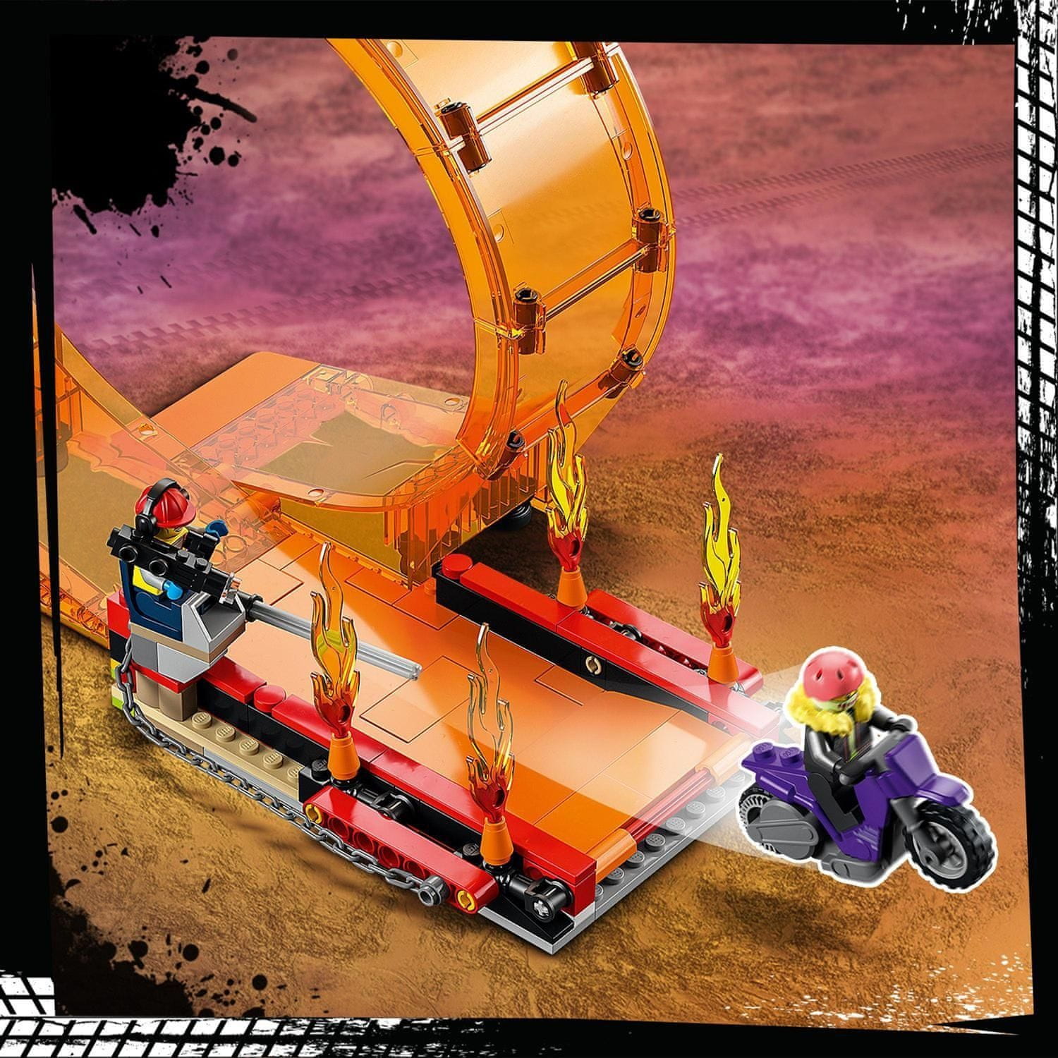 LEGO City 60339 Kaskaderska dvostruka petlja