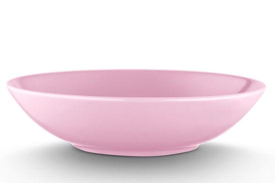 Konsimo Hluboký talíř růžový LUPIN
