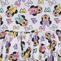 Disney Šedé melanžové šaty s krátkým rukávem Minnie Mouse DISNEY, 128