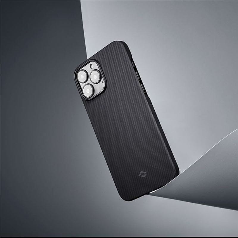 Pitaka Air Case iPhone 13 Pro KI1301PA, šedo/černý