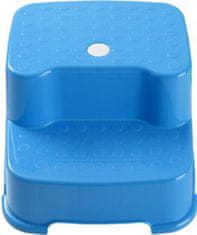 Chipolino Plastový dvojstupínek k umyvadlu a WC modrý