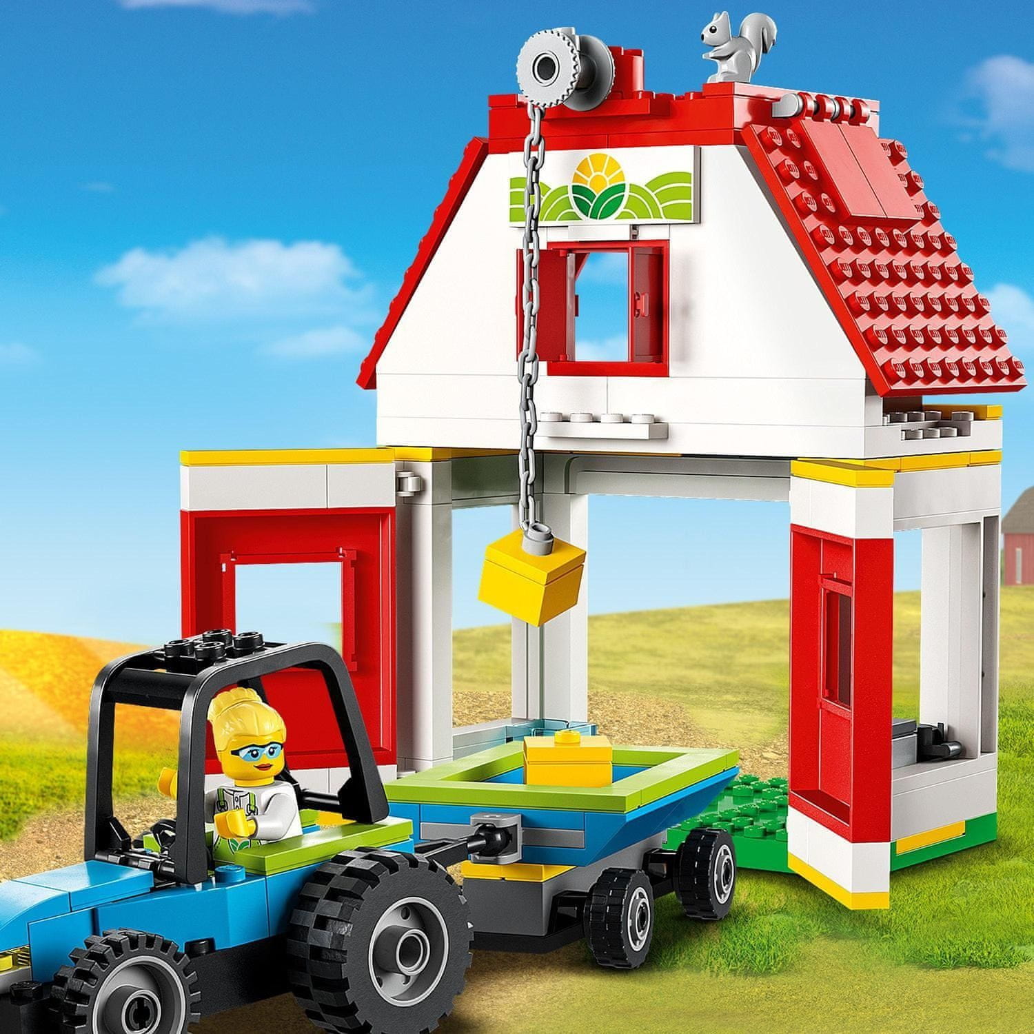 LEGO City 60346 Stodola a zvieratká z farmy