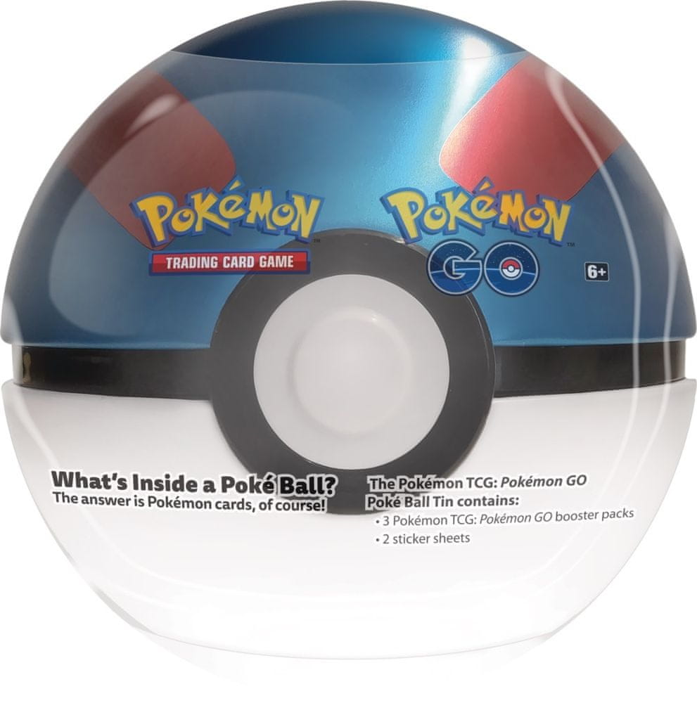 Pokémon TCG: Pokémon GO - Poke Ball Tin modrá
