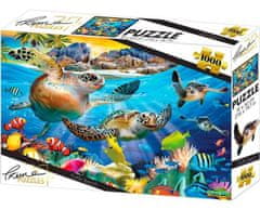 Prime 3D Puzzle Želví pláž 1000 dílků