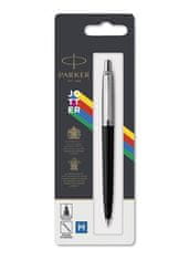 Parker Kuličkové pero "Royal Jotter Originals", modré, 0,7 mm, stříbrný klip, černé tělo pera, 70105