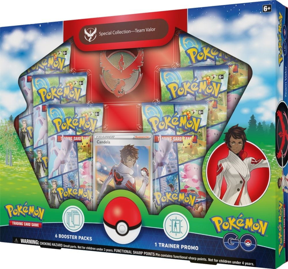 Pokémon TCG: GO - Special Collection Candela - Team Valor - rozbaleno