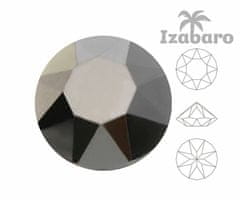 Izabaro 20ks crystal hematit 280hem kolo chaton skleněné
