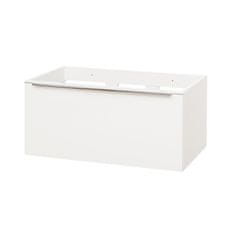 Mereo Mailo, koupelnová skříňka 805x365x476 mm, spodní, lesklá bílá, 1 zásuvka CN516S - Mereo