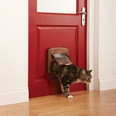 Nobby Přechodová dvířka pro kočky Staywell 420 dřevo