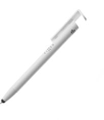 FIXED Pen - propiska 3v1 se stylusem a stojánkem, antibakteriální povrch, hliníkové tělo, bílá (FIXPEN-WH)