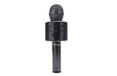 CoolCeny Bezdrátový bluetooth karaoke mikrofon - Stříbrná