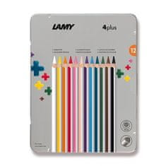 Lamy Pastelky Lamy 4plus 12 barev, plechová krabička