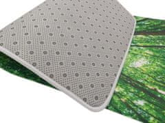 Apextextil koberce Protiskluzová 3D předložka Koruny stromů 60x120