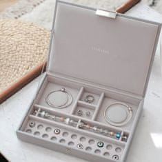 Stackers , Šperkovnice na šarmy Pebble Grey Classic Charm Jewellery Box Lid | šedá 74722
