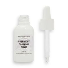 Makeup Revolution Noční samoopalovací pleťové sérum (Overnight Tanning Elixir) 30 ml