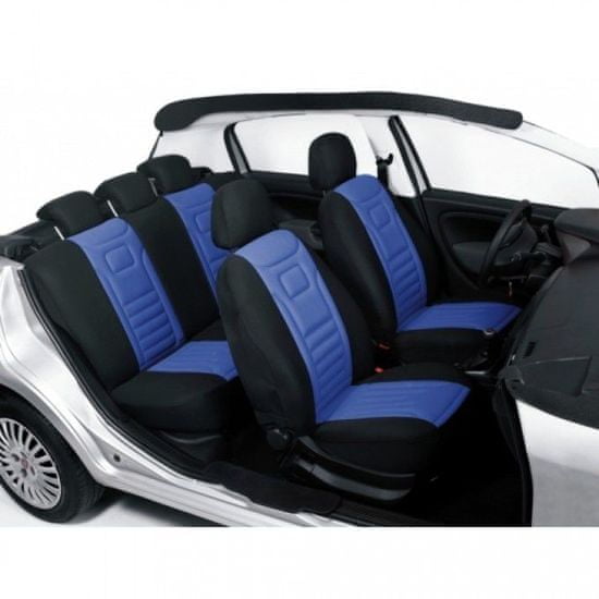4Car Autopotahy classic škoda felicia s dělenou zadní sedačkou modré