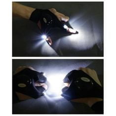 Alum online Svítící LED rukavice