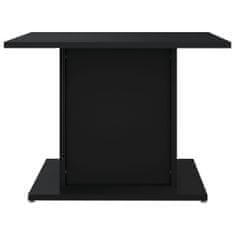 Greatstore Konferenční stolek černý 55,5 x 55,5 x 40 cm dřevotříska