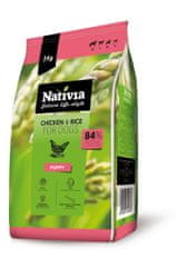 NATIVIA Puppy - Chicken&Rice 3 kg