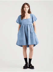Levis Modré dámské džínové krátké šaty Levi's L