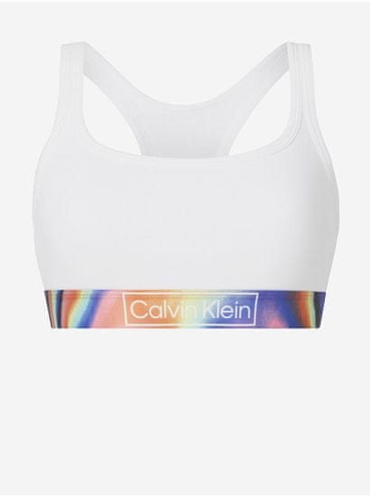 Calvin Klein Bílá dámská podprsenka Calvin Klein Underwear