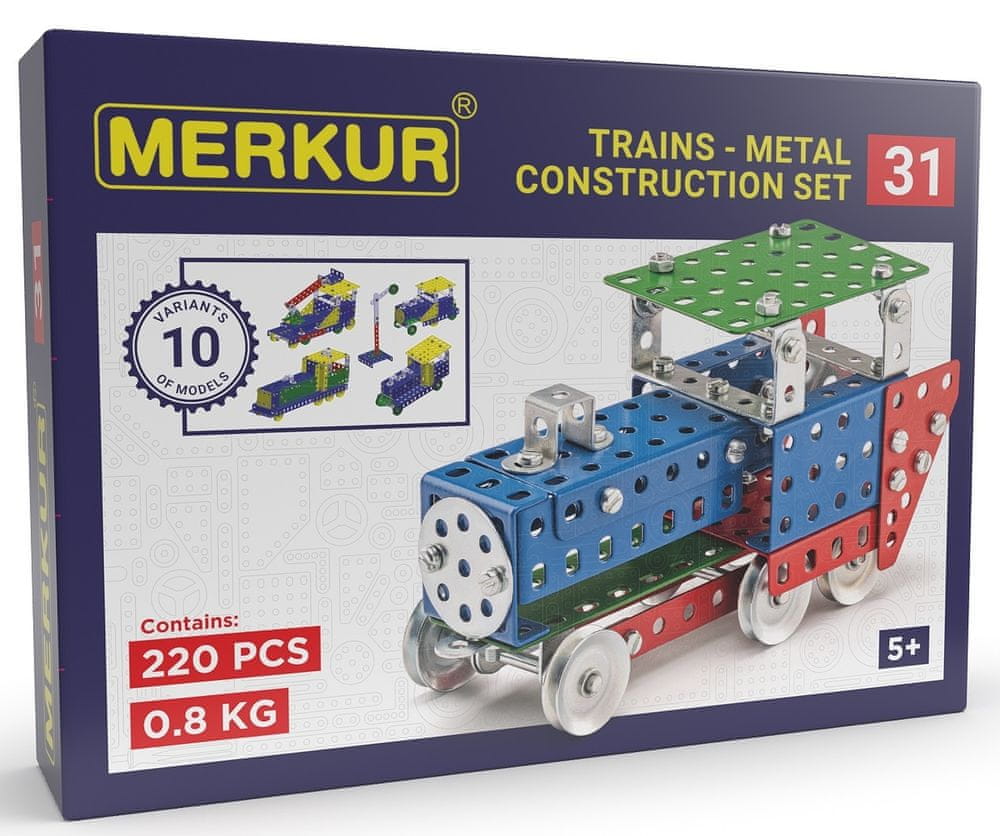 Levně Merkur Stavebnice 031 Železniční modely