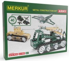 Merkur Army Set, 674 dílů, 40 modelů