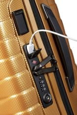Samsonite Kufr Proxis Spinner Expander USB 55/20 Cabin Honey Gold