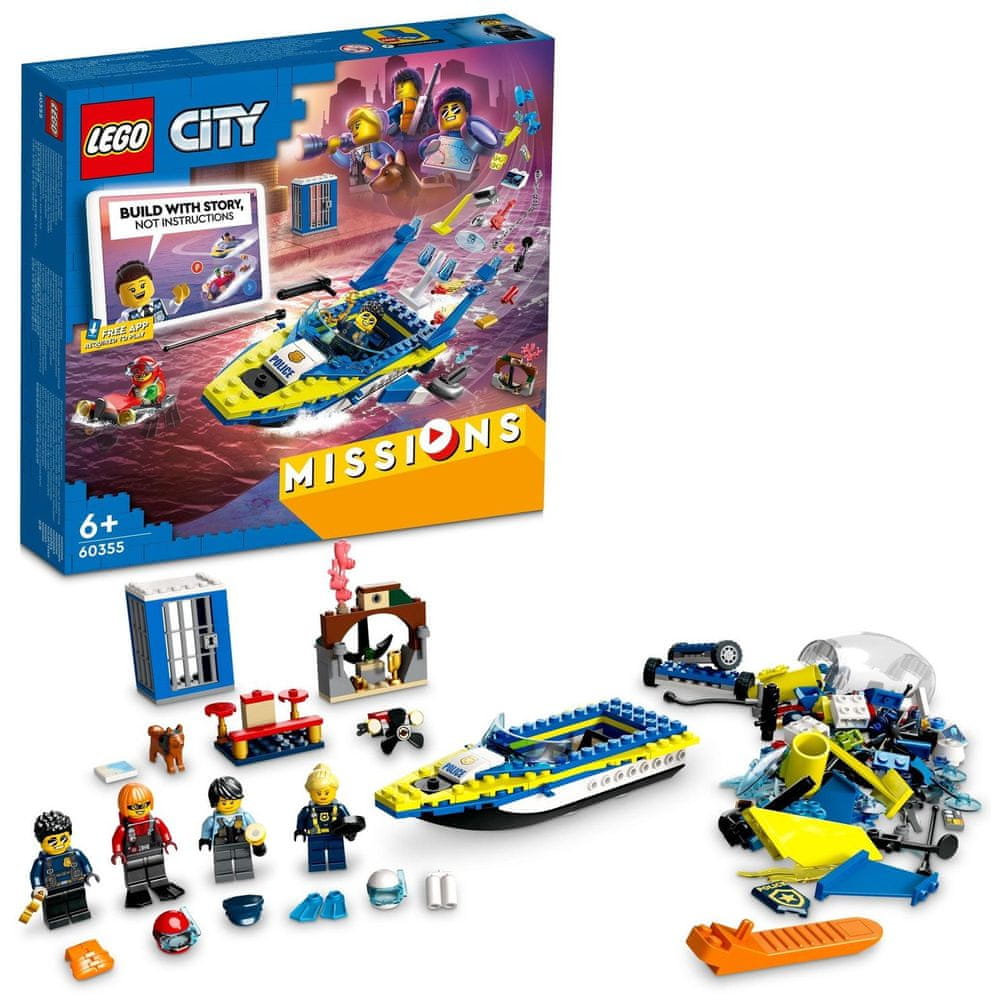 LEGO City 60355 Mise detektiva pobřežní stráže - rozbaleno