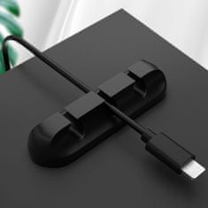 MOSH Silikonový organizér a držák na 3 USB kabely Armosh RMSH-ORG-S
