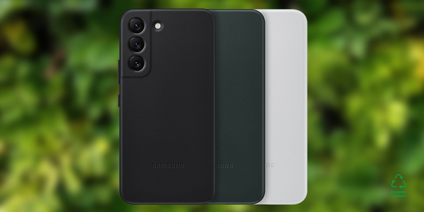 Samsung Galaxy S22 maskica, kožna, crna (EF-VS901LBEGWW)