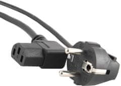 Gembird CABLEXPERT kabel napájecí, pravoúhlý konektor, 1,8m