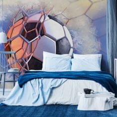 Muralo Fototapeta do obývacího pokoje fotbal branka 3D 360x240
