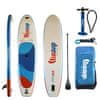 112 11.2x32x6, nafukovací dvouvrstvý rodinný paddleboard 341x81x15cm, set s pádlem, batohem, pumpou, bezpečnostním lankem