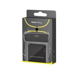 BASEUS Let's Go vodotěsné pouzdro na mobil 7.2'', černé/žluté
