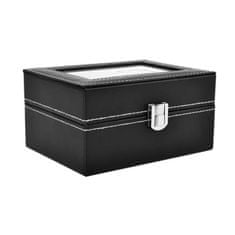 MG Organizer box na hodinky 3ks, černý