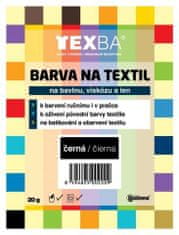 Druchema TEXBA 12 černá barva na textil Druchema [3 ks]