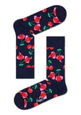 Happy Socks Tmavě modré ponožky Happy Socks s třešněmi a psy, vzor Cherry Dog - S-M (36-40)
