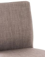 BHM Germany Barová židle Cadiz, textil, ocel / šedá