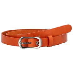 Penny Belts Dámský kožený opasek Orange, oranžová vel. 100