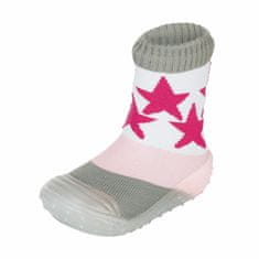 Sterntaler barefoot ponožkoboty dětské růžové, hvězdičky 8361910, 22