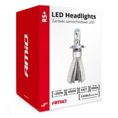 AMIO LED žárovky pro hlavní světla H4 50W RS + Slim Series